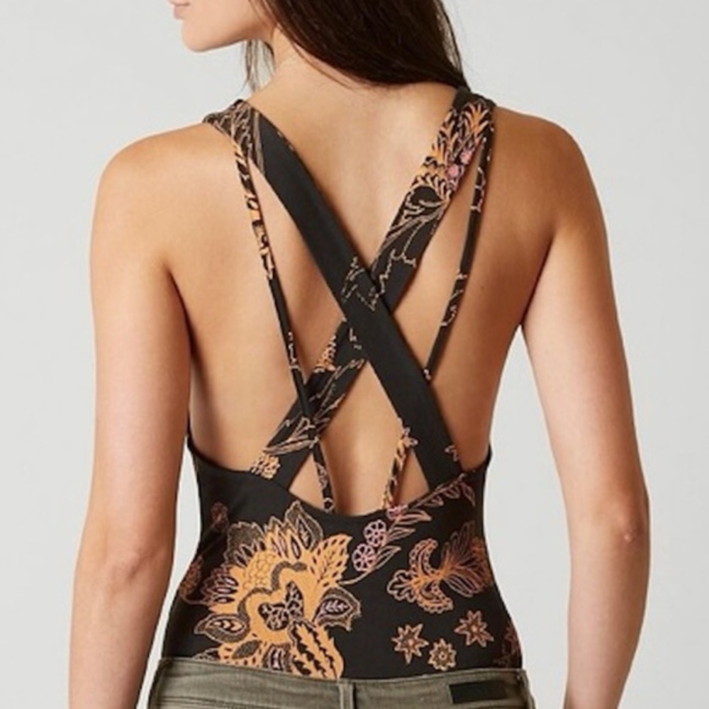 Free People BOHO Bodysuit L